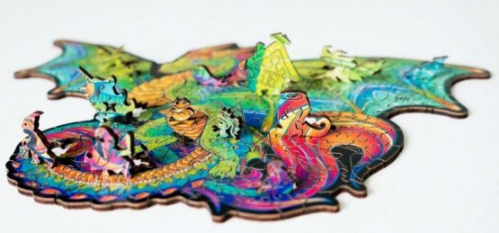 Jigsaw houten draak legpuzzel