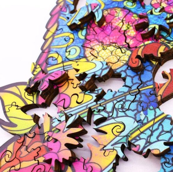 Chameleon jigsaw puzzel